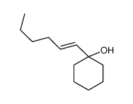 1-hex-1-enylcyclohexan-1-ol结构式