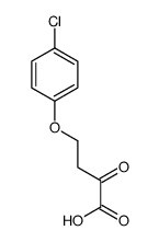 4-(4-chlorophenoxy)-2-oxobutanoic acid结构式