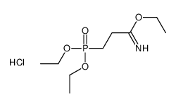 ethyl 3-diethoxyphosphorylpropanimidate,hydrochloride结构式