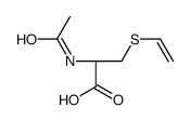 (2R)-2-acetamido-3-ethenylsulfanylpropanoic acid结构式