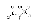 Dichlorboryl-(trichlorsilyl)-methylamine结构式