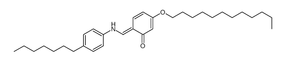 3-dodecoxy-6-[(4-heptylanilino)methylidene]cyclohexa-2,4-dien-1-one结构式