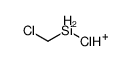 chloromethylsilylchloranium Structure