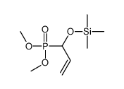 1-dimethoxyphosphorylprop-2-enoxy(trimethyl)silane结构式
