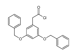 2-[3,5-bis(phenylmethoxy)phenyl]acetyl chloride Structure