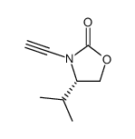 2-Oxazolidinone,3-ethynyl-4-(1-methylethyl)-,(4S)-(9CI)结构式