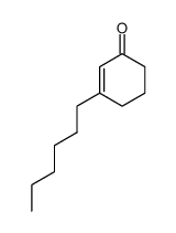 3-hexyl-2-cyclohexen-1-one Structure