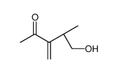 2-Pentanone, 5-hydroxy-4-methyl-3-methylene-, (4R)- (9CI)结构式