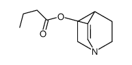 1-azabicyclo[2.2.2]oct-2-en-3-yl butanoate Structure