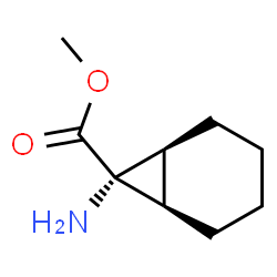 Bicyclo[4.1.0]heptane-7-carboxylic acid, 7-amino-, methyl ester, (1R,6S)-rel- (9CI) picture