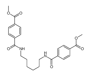 dimethyl 4,4'-[1,6-hexanediylbis(iminocarbonyl)]bisbenzoate structure