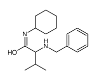 2-(benzylamino)-N-cyclohexyl-3-methylbutanamide Structure