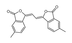 6-methyl-3-[2-(5-methyl-3-oxo-2-benzofuran-1-ylidene)ethylidene]-2-benzofuran-1-one Structure