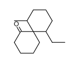 Spiro[5.5]undecan-1-one, 7-ethyl-11-methyl- (9CI) Structure