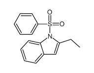 1-(benzenesulfonyl)-2-ethylindole Structure