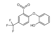 2-[2-Nitro-4-(trifluoromethyl)phenoxy]phenol结构式