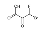 3-bromo-3-fluoro-2-oxopropanoic acid结构式
