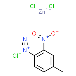 3-nitrotoluene-4-diazonium chloride, compound with zinc chloride Structure