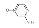 2-Pyrazinamine, 4-oxide structure