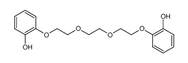 2,2'-[1,2-ethanediylbis(oxy-2,1-ethanediyloxy)]bisphenol Structure
