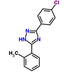 5-(4-Chlorophenyl)-3-(o-tolyl)-1H-1,2,4-triazole structure