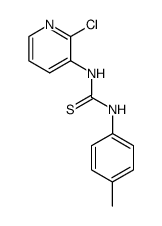 1-(2-chloro-pyridin-3-yl)-3-p-tolyl-thiourea Structure