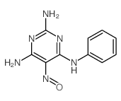 5-nitroso-N4-phenyl-pyrimidine-2,4,6-triamine结构式