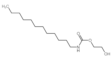 Carbamic acid, dodecyl-, 2-hydroxyethyl ester structure