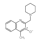 Quinazoline,4-methyl-2-(1-piperidinylmethyl)-, 3-oxide Structure