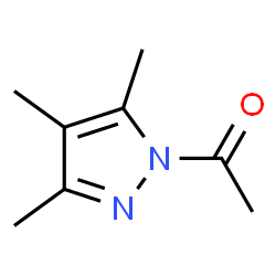 1H-Pyrazole,1-acetyl-3,4,5-trimethyl- (9CI) structure