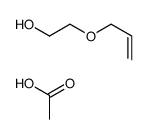 acetic acid,2-prop-2-enoxyethanol Structure