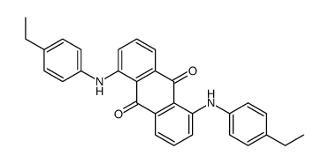 1,5-bis(4-ethylanilino)anthracene-9,10-dione Structure