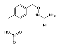 2-[(4-methylphenyl)methoxy]guanidine,nitric acid Structure