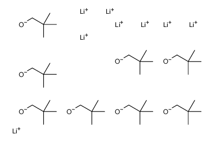 octalithium,2,2-dimethylpropan-1-olate结构式