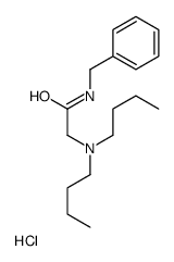 N-benzyl-2-(dibutylamino)acetamide,hydrochloride Structure