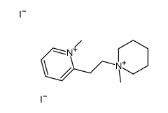 1-methyl-2-[2-(1-methylpiperidin-1-ium-1-yl)ethyl]pyridin-1-ium,diiodide Structure