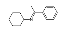 N-(1-phenylethylidene)cycloexanamine Structure