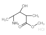 methyl 4-amino-3-hydroxy-2-methyl-pentanoate结构式