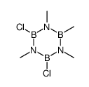 2,4-dichloro-1,3,5,6-tetramethyl-1,3,5,2,4,6-triazatriborinane结构式