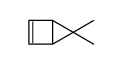 5,5-dimethylbicyclo[2.1.0]pent-2-ene结构式