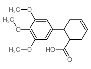 3-Cyclohexene-1-carboxylicacid, 6-(3,4,5-trimethoxyphenyl)- picture