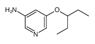 3-Pyridinamine,5-(1-ethylpropoxy)-(9CI) Structure