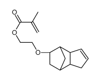 2-(3a,4,5,6,7,7a-hexahydro-1H-4,7-methanoinden-5-yloxy)ethyl 2-methylprop-2-enoate结构式