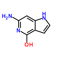 4H-Pyrrolo[3,2-c]pyridin-4-one,6-amino-1,5-dihydro- structure