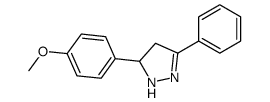 5-(4-methoxyphenyl)-3-phenyl-4,5-dihydro-1H-pyrazole Structure