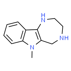 1,4-Diazepino[6,5-b]indole,1,2,3,4,5,6-hexahydro-6-methyl-(9CI)结构式