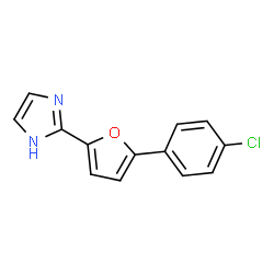 2-[5-(4-CHLORO-PHENYL)-FURAN-2-YL]-1H-IMIDAZOLE结构式