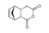 3-endo-carboxynorborn-5-en-2-endo-ylacetic acid anhydride Structure