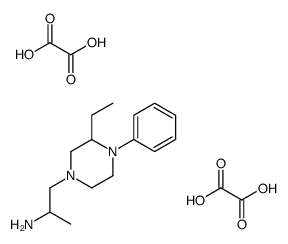 N-(1-Methyl-2-(4-ethylpiperazino)ethyl)aniline dioxalate structure