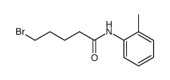 5-Brom-N-(2-tolyl)-valeriansaeureamid Structure